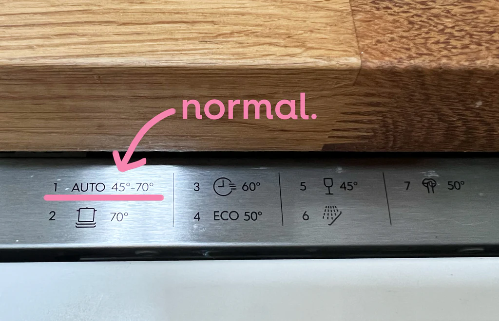 Explain the Normal Cycle of Dishwasher