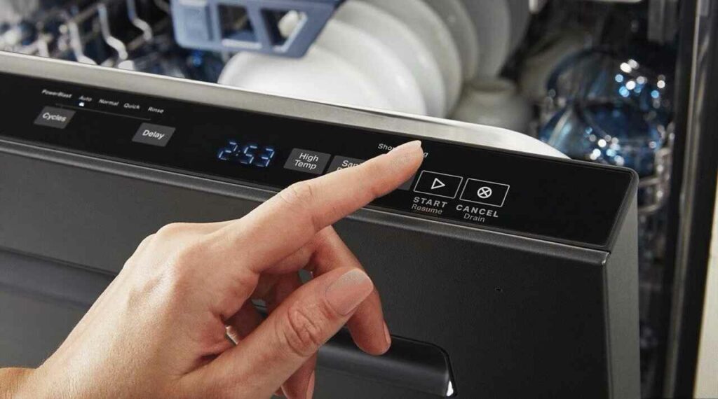 Resetting E1 F9 Error On Kitchenaid Dishwasher 