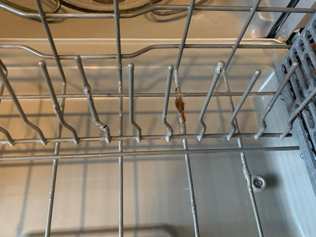 Rust On Dishwasher.