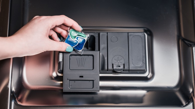 Fault In Dishwasher Dispenser.