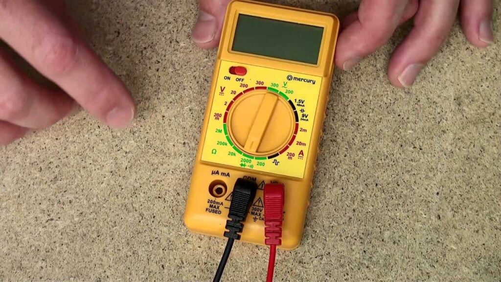 Testing Electrical Components With A Multimeter.