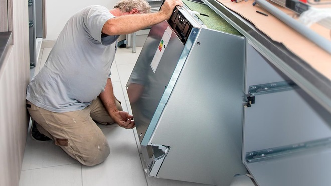 Installing The Dishwasher.